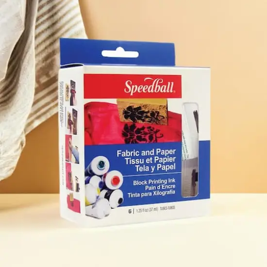 Speedball&reg; Block Printing Kit for Fabric & Paper {1}
