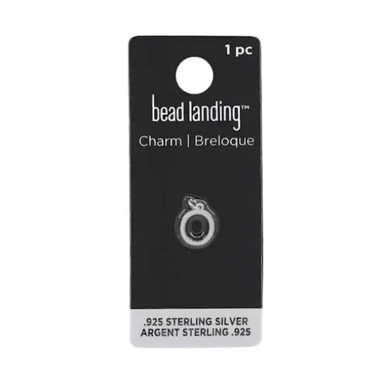 Sterling Silver Alphabet Charm by Bead Landing&trade; O {9}