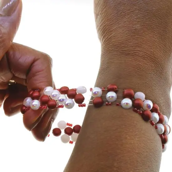 The Beadsmith&reg; Opelon&reg; 0.7mm White Stretch Jewelry Fiber, 5m {7}