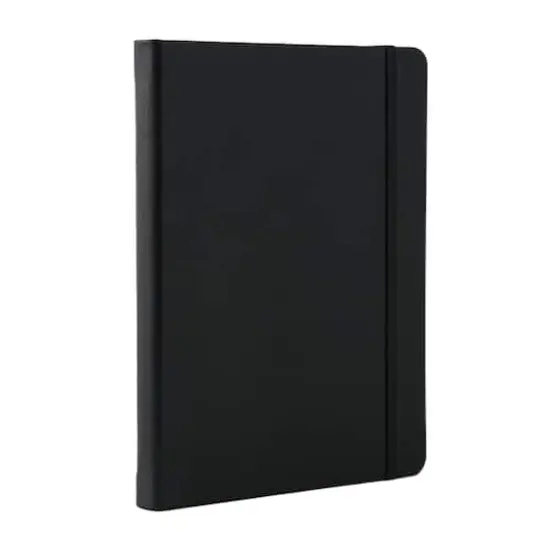 Hardcover Dot Journal with Pocket by Artist's Loft&trade;, 6" x 8" Black {1}