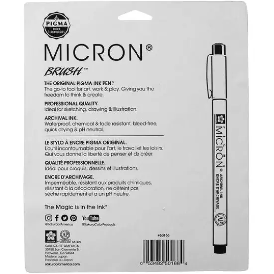 Pigma&reg; Micron&reg; Brush&trade; Gray & Black Set, 10ct. {3}