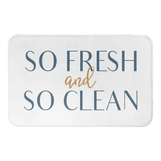 So Fresh and So Clean 34" x 21" Bath Mat {1}