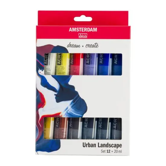 Amsterdam Urban Landscapes Acrylic 12 Color Paint Set, 20mL {1}