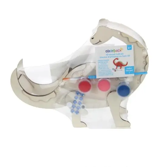 3D Dinosaur Wood Crafting Kit by Creatology&trade; {4}