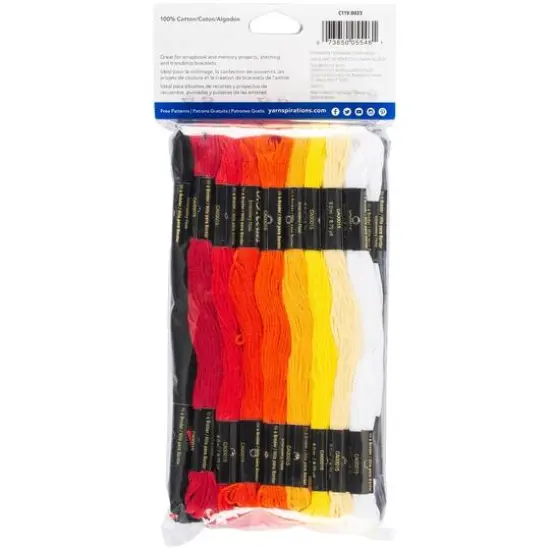 Coats & Clark 6-Strand Embroidery Floss Value Pack, Sunset {3}