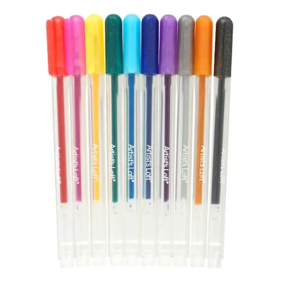 10 Color Glitter Gel Pens by Artist's Loft&reg; {1}