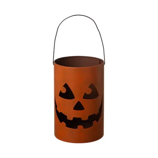 GlitzHome&reg; Halloween Jack-O-Lantern Set {5}
