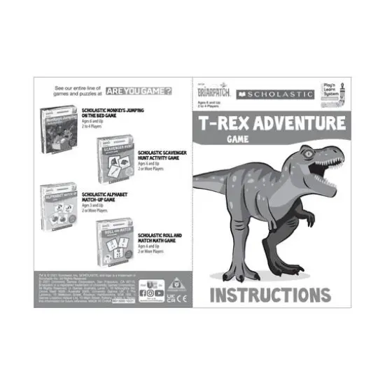 Scholastic T- Rex Adventure Game {6}