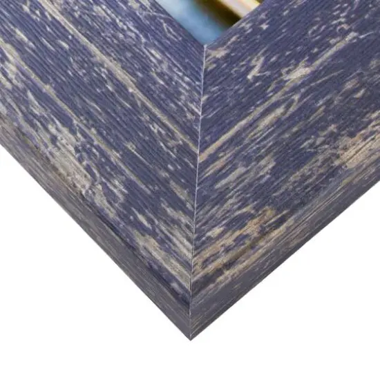 4 Pack Craig Frames American Barn Independence Blue Picture Frame with Mat {5}