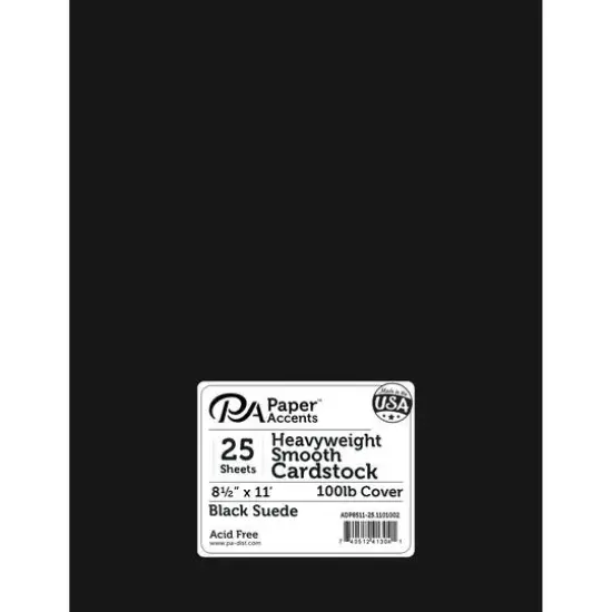 PA Paper™ Accents 8.5" x 11" 100lb. Smooth Cardstock, 25 Sheets Deep Blue {2}