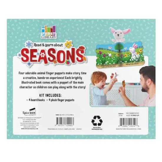 SpiceBox First Library Four Seasons Die-Cut Board Book Set {4}