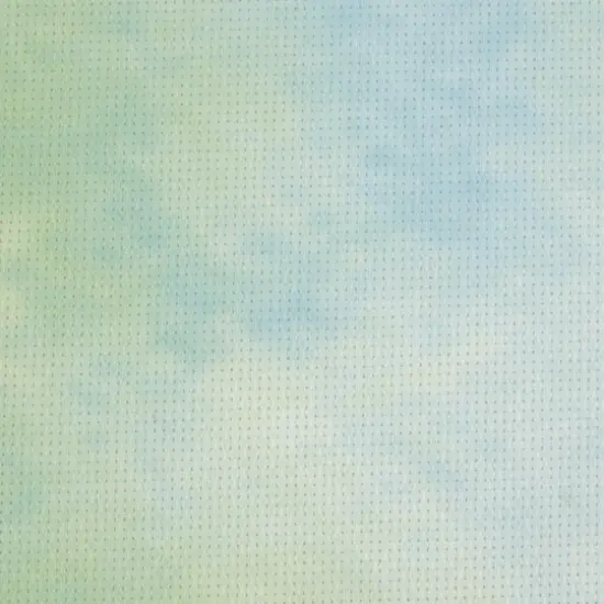 DMC&reg; Charles Craft&reg; 14 Count Printed/Iridescent Aida Needlework Fabric, 15" x 18" Morning Dew #747 {4}
