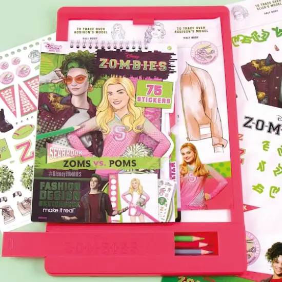 Make it Real&trade; Disney&reg; Zombies Fashion Design Tracing Light Table {5}