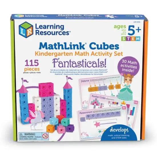 Learning Resources Mathlink Cubes Kindergarten Math Activity Set: Fantasticals! {8}