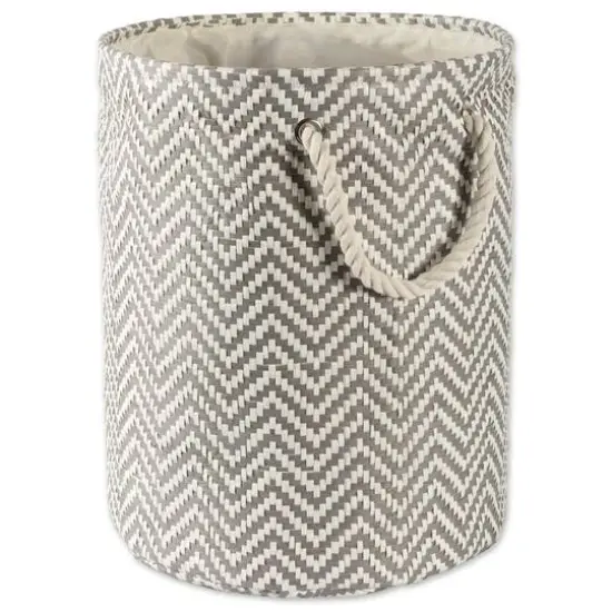 DII&reg; Small Round Chevron Paper Bin Rust {2}