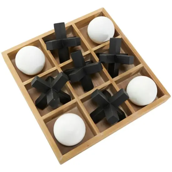 12" Decorative Tic-Tac-Toe Game Set {1}