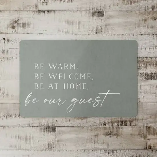 Be Warm Be Welcome Floor Mat, 27' x 18" {3}