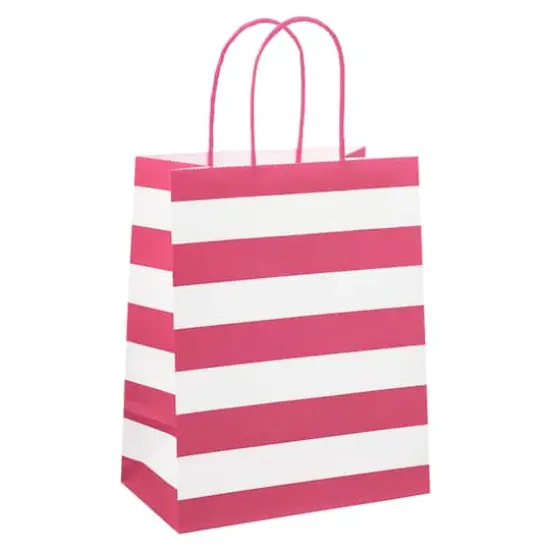 10" Dots & Chevron Paper Bag Value Pack by Celebrate It&trade; {5}