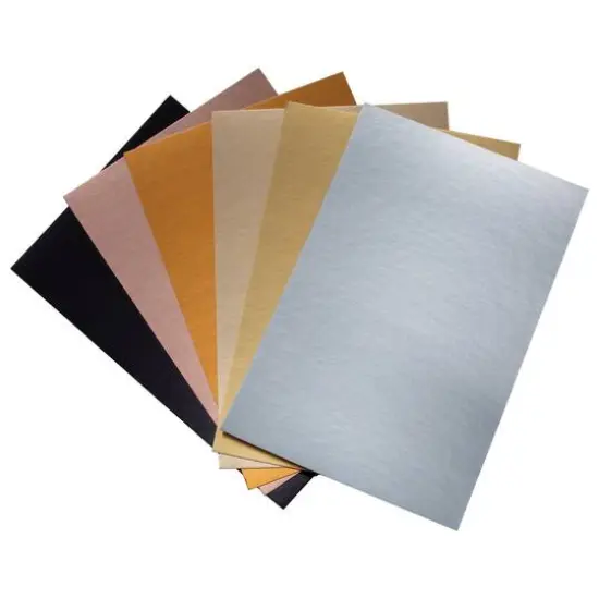 Idea-Ology Kraft-Stock Stack Cardstock Pad 6" x 9" 24 ct. Metallic Classics {4}