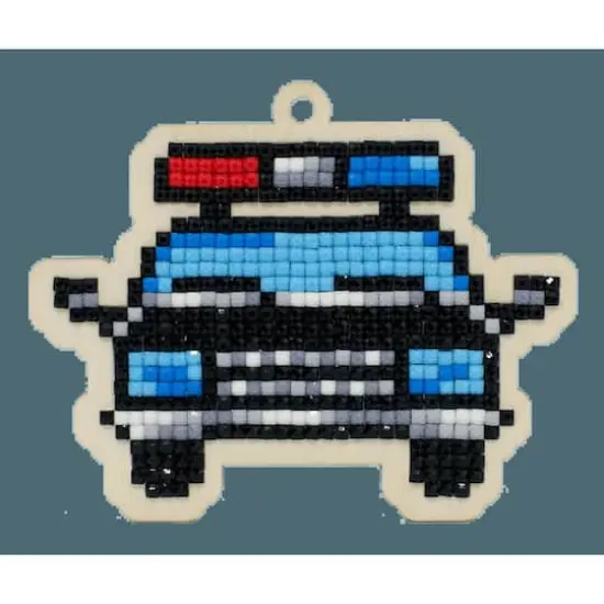 Crafting Spark Police Car Diamond Painting Kit {1}