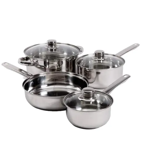 Gibson Home&reg; Landon 7-Piece Stainless Steel Cookware Set {1}
