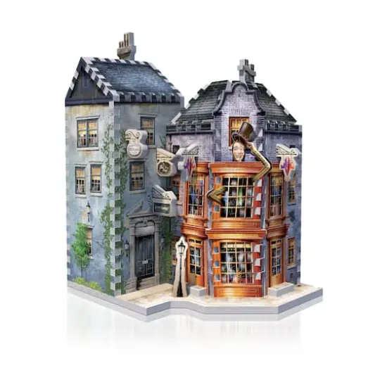 Harry Potter Diagon Alley Collection - Ollivander's Shop, Quidditch Supplies, Madam Malkin's, Weasleys' Wizard Wheezes: 1175 Pcs {7}