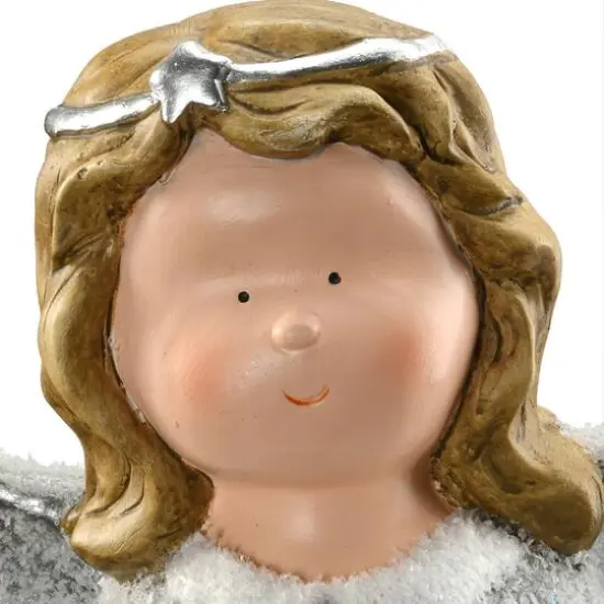 16" Angel With Lantern D&eacute;cor {7}