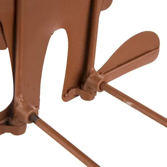 Glitzhome&reg; 36" Snowman Metal Yard Stake {9}