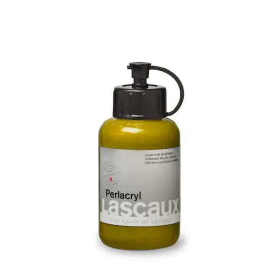 Lascaux Pearlacryl Paint, 85mL 215 Yellow Gold {1}