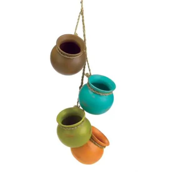 23" Dangling Mini Pots {1}