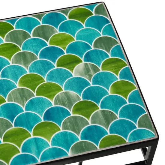 Glitzhome&reg; Square Nesting Planter Stands Set {9}