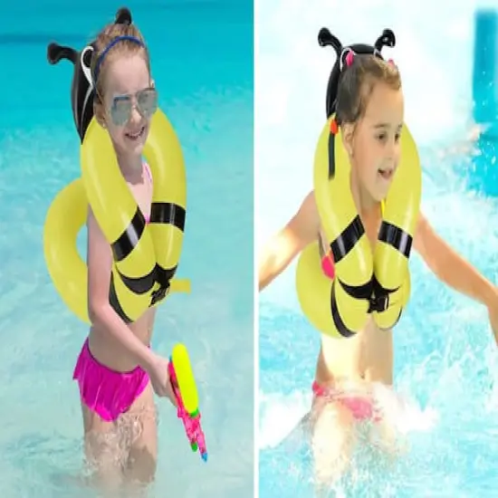 Pool Central&reg; 16" Inflatable Honey Bee Swimming Pool Vest {4}