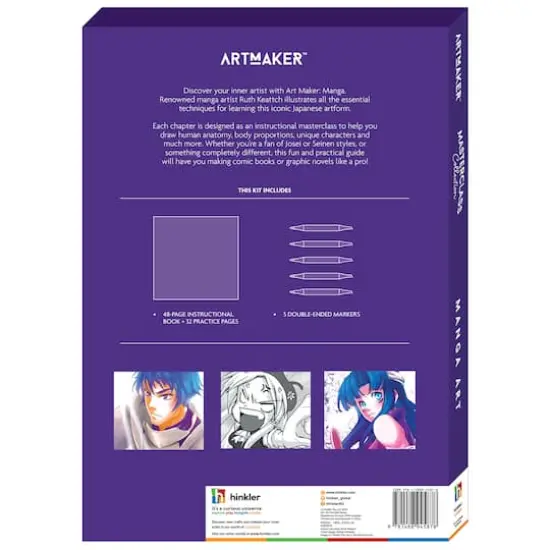 Hinkler Art Maker Masterclass Collection How to Draw Manga Kit {7}