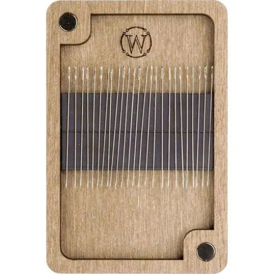 Wonderland Crafts Blue & Yellow Bead Embroidery Needle Box Kit {6}