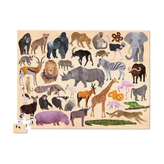Crocodile Creek® Thirty-Six Wild Animals 100 Piece Jigsaw Puzzle {3}