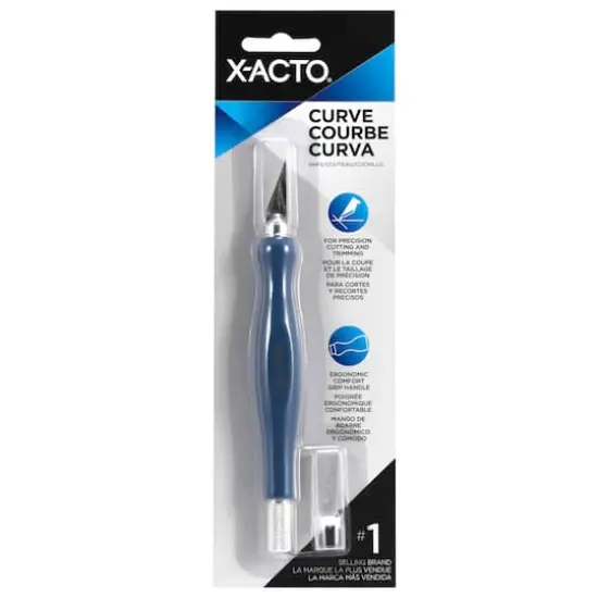 X-ACTO&reg; Curve&trade; Knife with Cap, Blue {1}