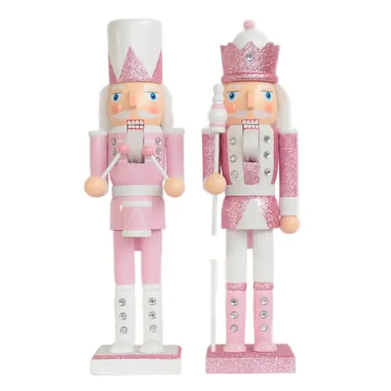 Santa's Workshop 15" Pink Splendor Nutcracker Set {1}