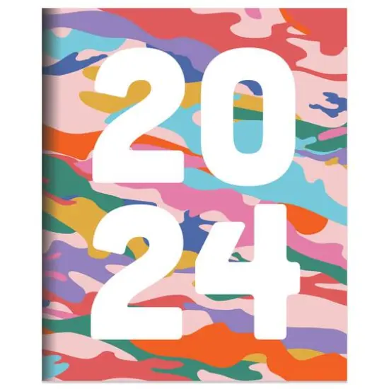 2024 Super Cali Camo Large Monthly Planner {1}