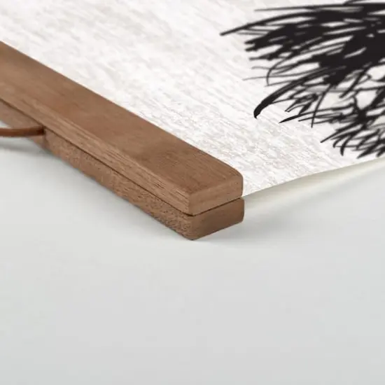 Snakeskin Witch Teak Hanging Canvas Wall Art {3}