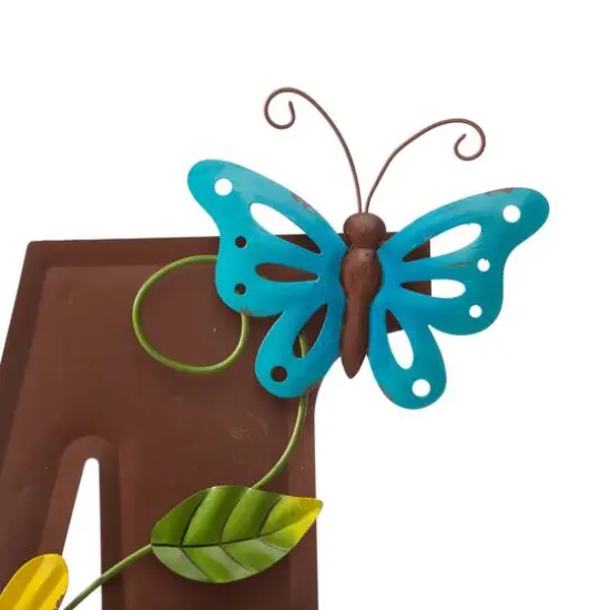 Glitzhome&reg; 2ft. Multi-Functional Metal WELCOME Yard Stakes, 7ct. {8}