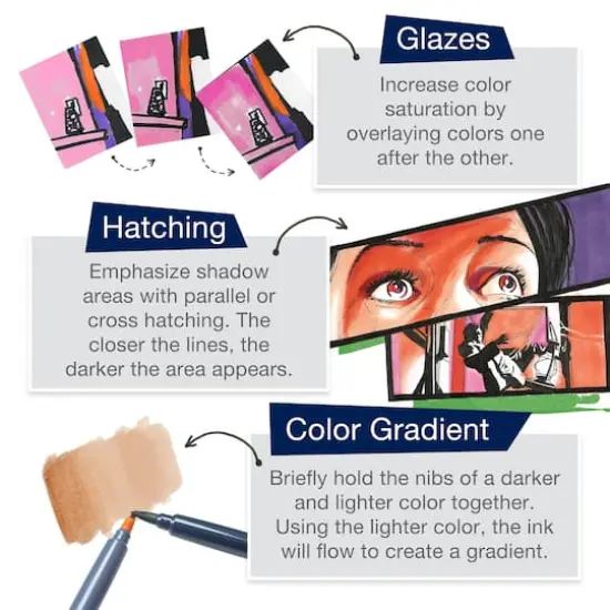 Faber-Castell&reg; Goldfaber Sketch Architecture Dual Tip Alcohol Markers {6}