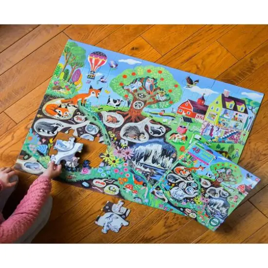 eeBoo Within the Country 48 Piece Giant Floor Jigsaw Puzzle {4}