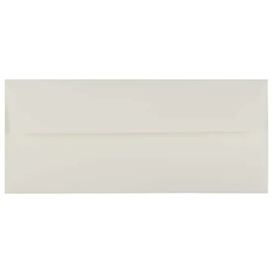 JAM Paper 4.12" x 9.5" Natural White Wove Strathmore Business Envelopes, 50ct. {1}