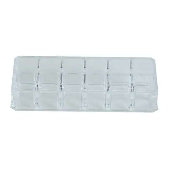 Simplify 7" Cosmetic & Lipstick 12 Compartment Holder {1}