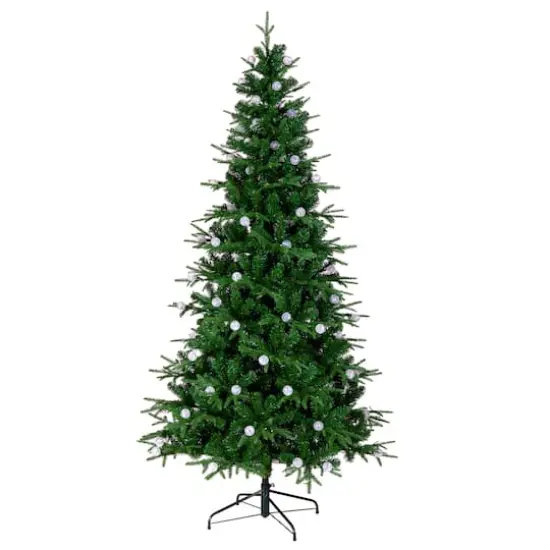 6ft. Pre-Lit Duxbury Slim Artificial Christmas Tree, Dual Color&reg; LED Lights {5}