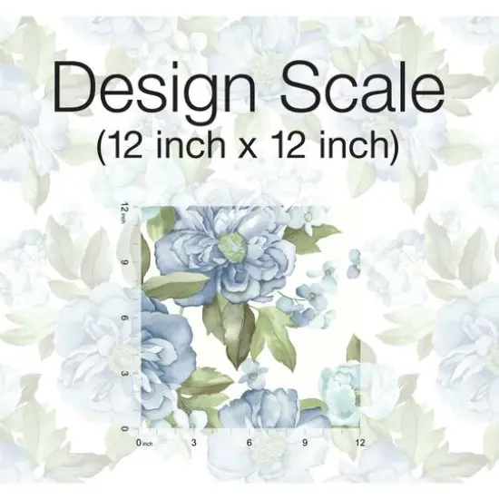 RoomMates Watercolor Floral Bouquet Peel & Stick Wallpaper Blue {8}