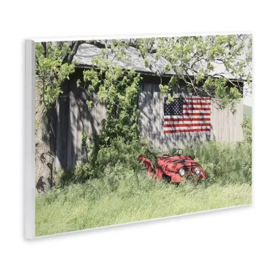 Stupell Industries Americana Lush Country Greenery Wall Plaque Art {4}