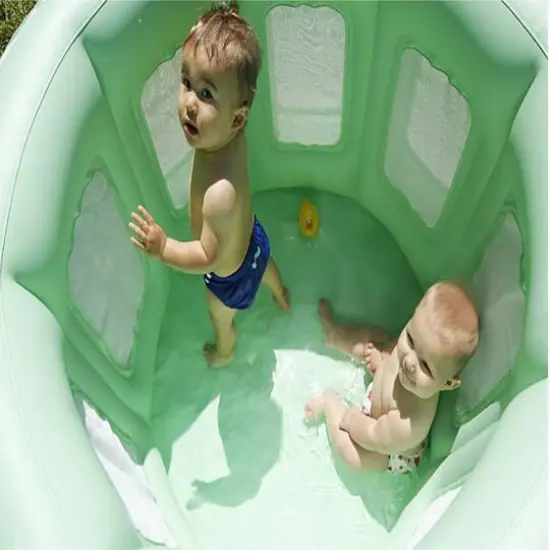 Room to Grow 44" Green 4-in-1 Portable Inflatable Baby Play Yard {6}