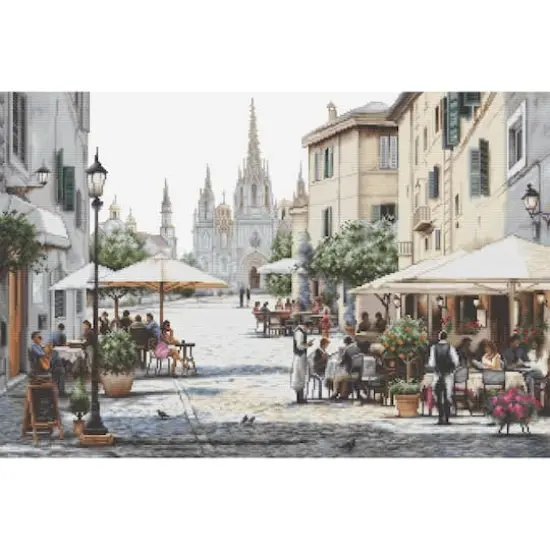 Luca-S Barcelona Cathedral Counted Cross-Stitch Kit {1}