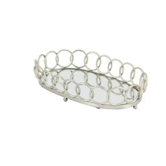 Silver Glam Tray Set {7}